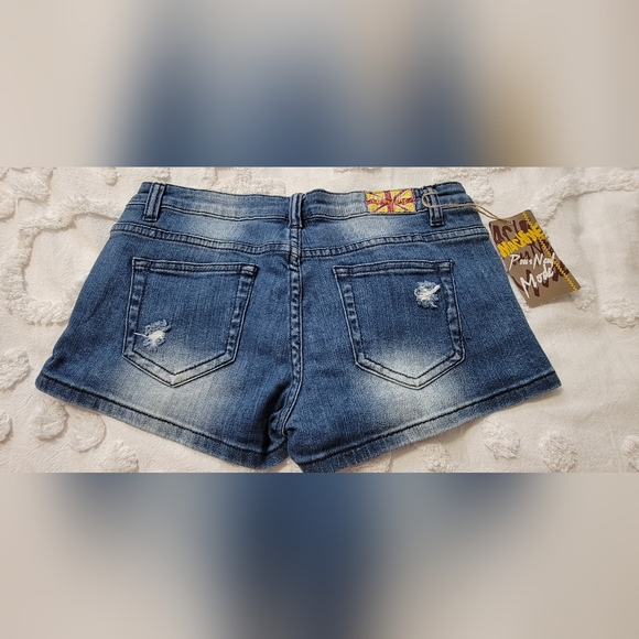 Machine Pour Neuf Mode Americana Shorts Size L Italy (US 27) - Picture 2 of 6